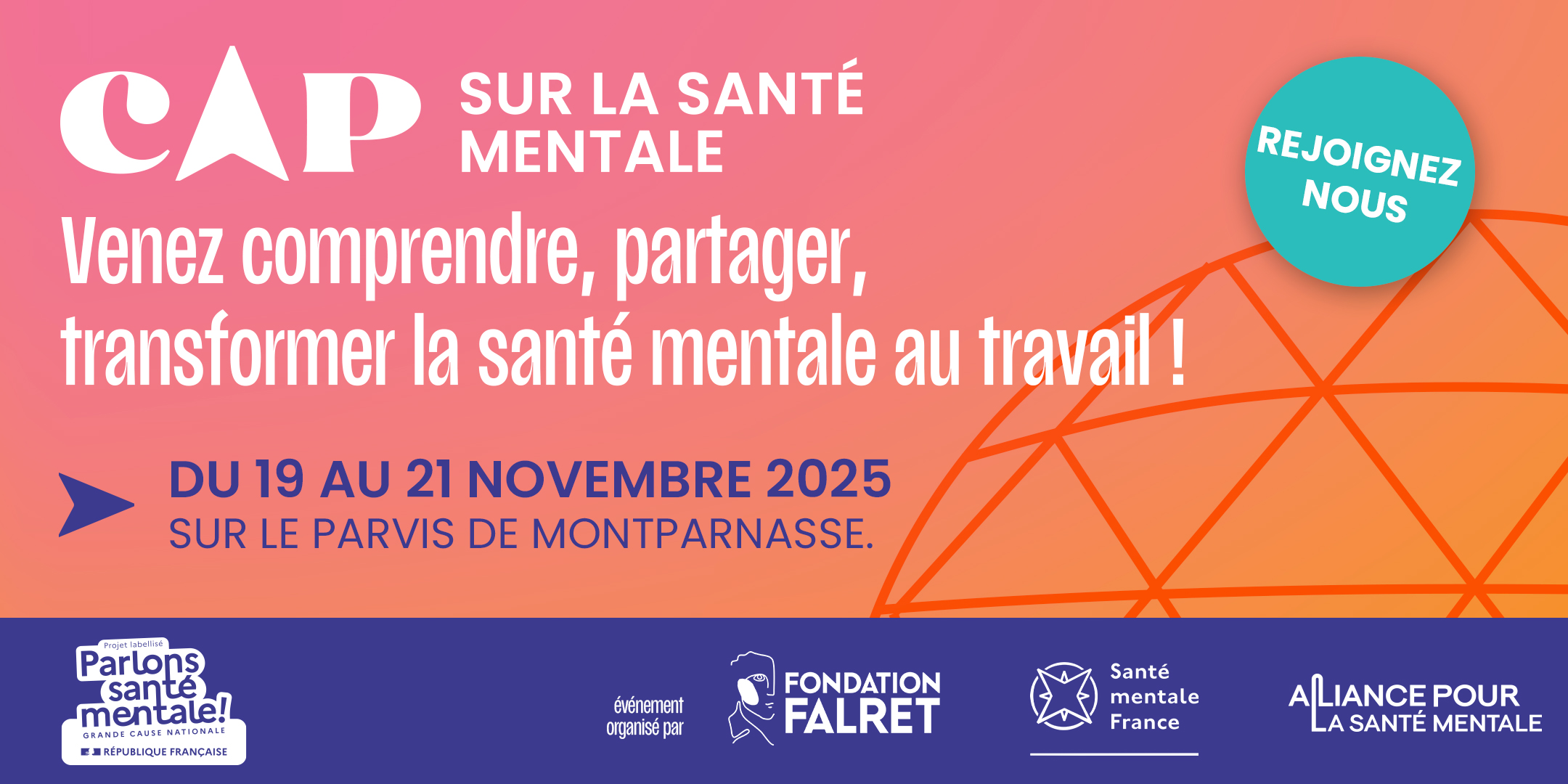 CAP sur la santé mentale – 3 jours pour comprendre la santé mentale au travail – 19 au 21 novembre 2025