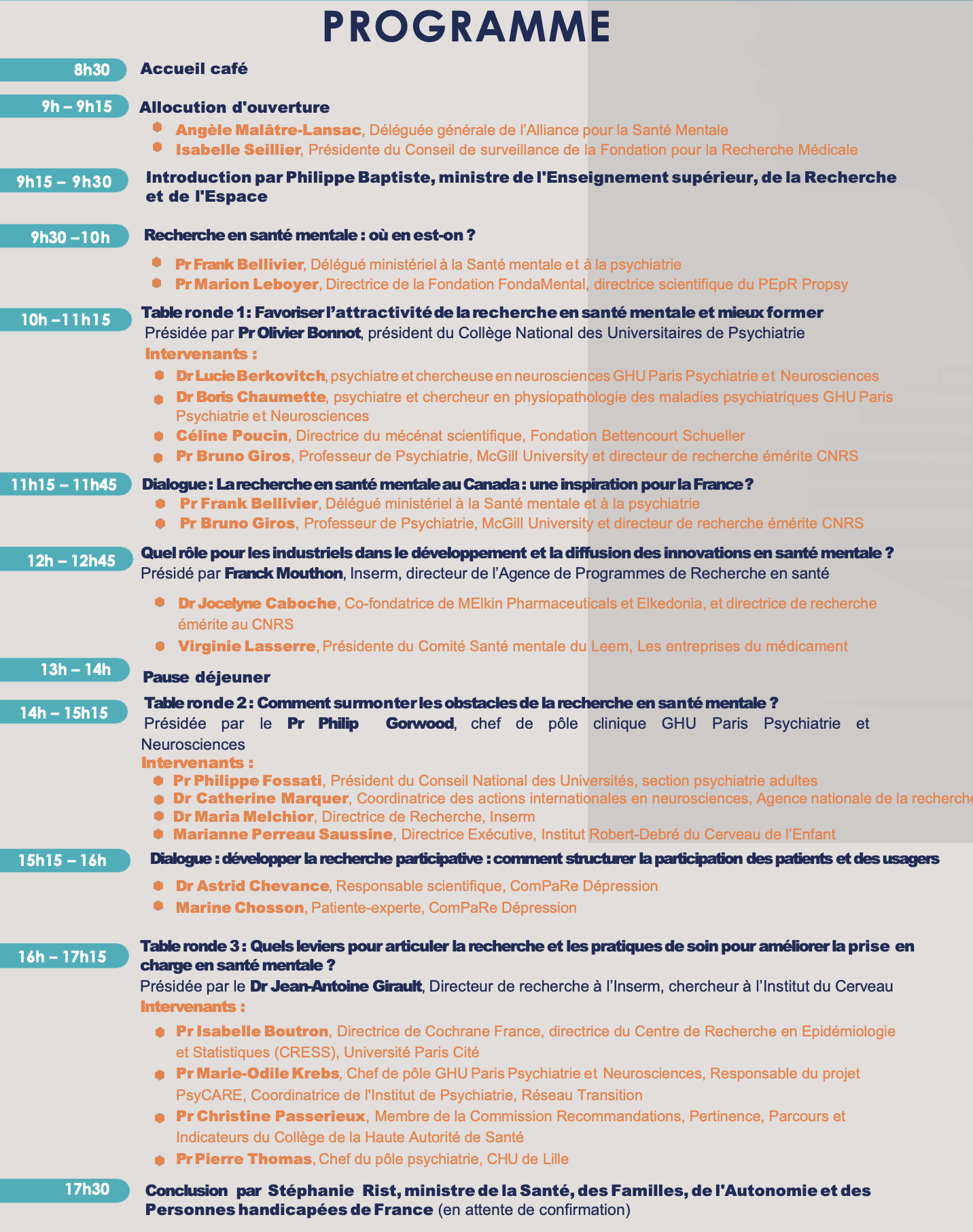 Recherche en santé mentale : l’Alliance et la Fondation pour la Recherche Médicale s’associent pour une journée dédiée